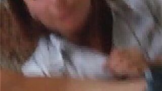Частный минет в домашнем видео - порно видео